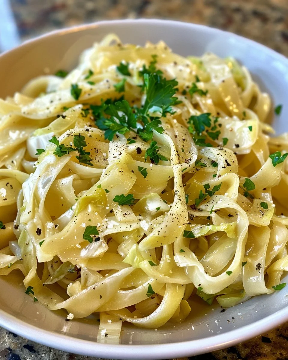 Easy Garlic Butter Cabbage Noodles