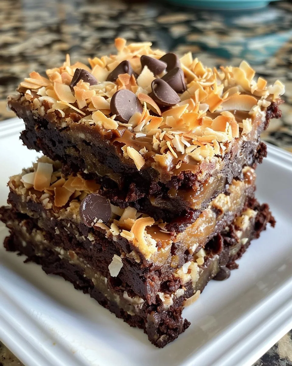 Easy Samoa Brownies