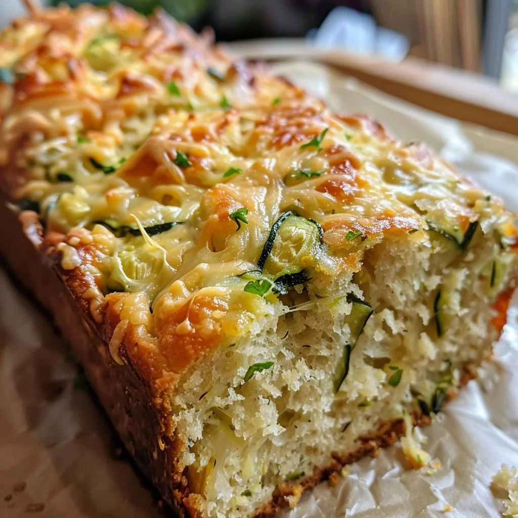 Garden Zucchini Cheddar Quick Bread