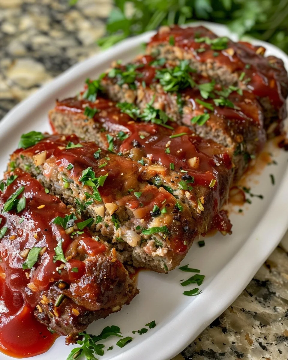 Garlic Parmesan Meatloaf
