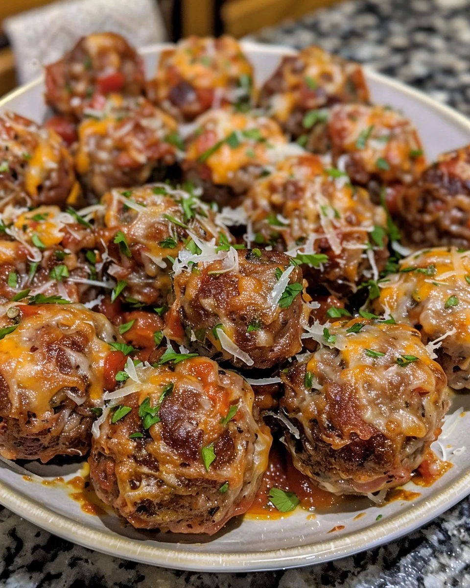 Keto Rotel Sausage Balls with Cream Cheese