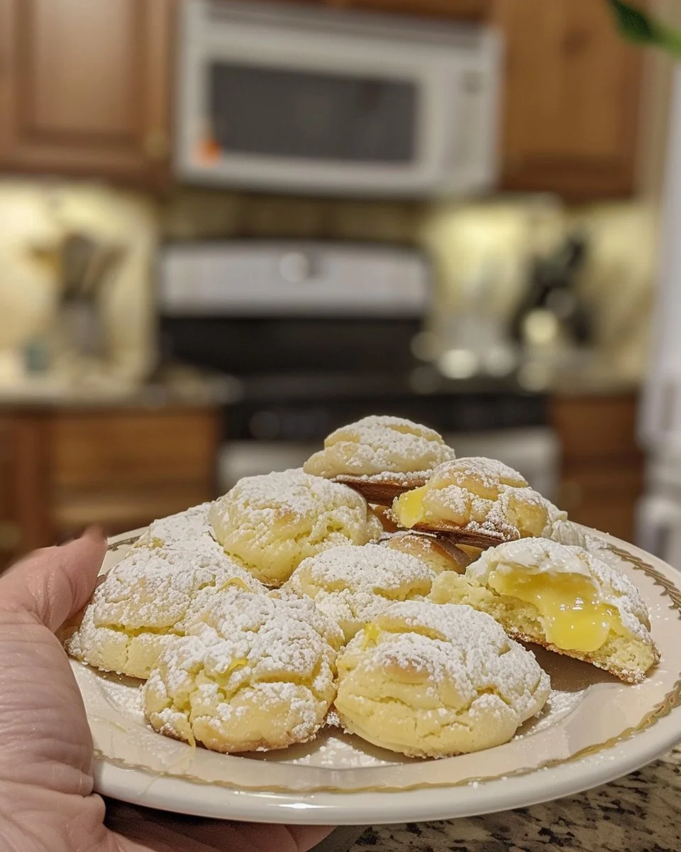 Lemon Gooey Butter Cookies