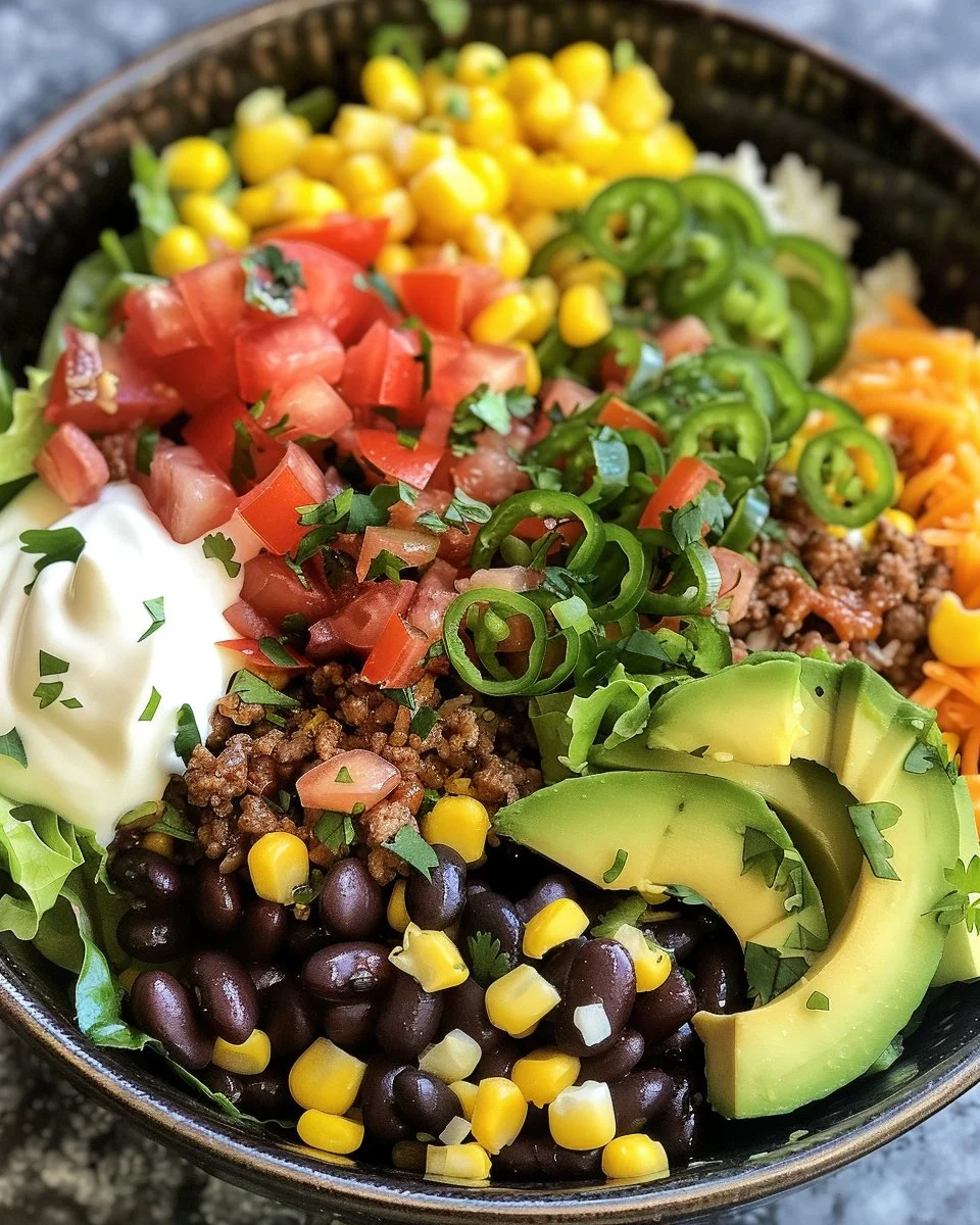 Loaded Mexican Taco Bowl