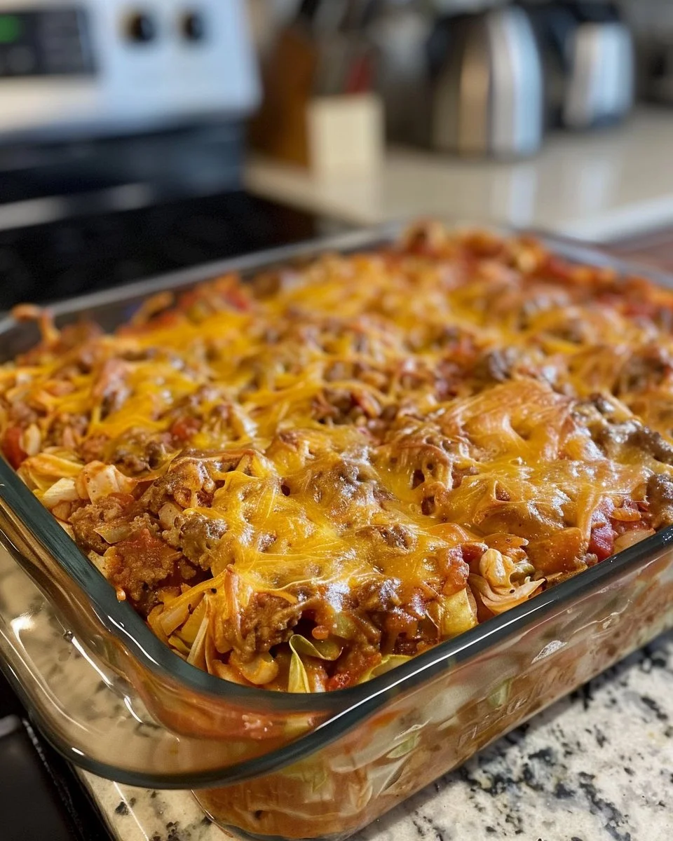 Low Carb Cabbage Roll Casserole