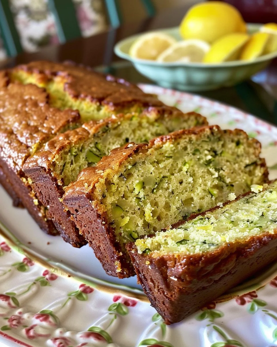 Luscious Lemon Zucchini Bread