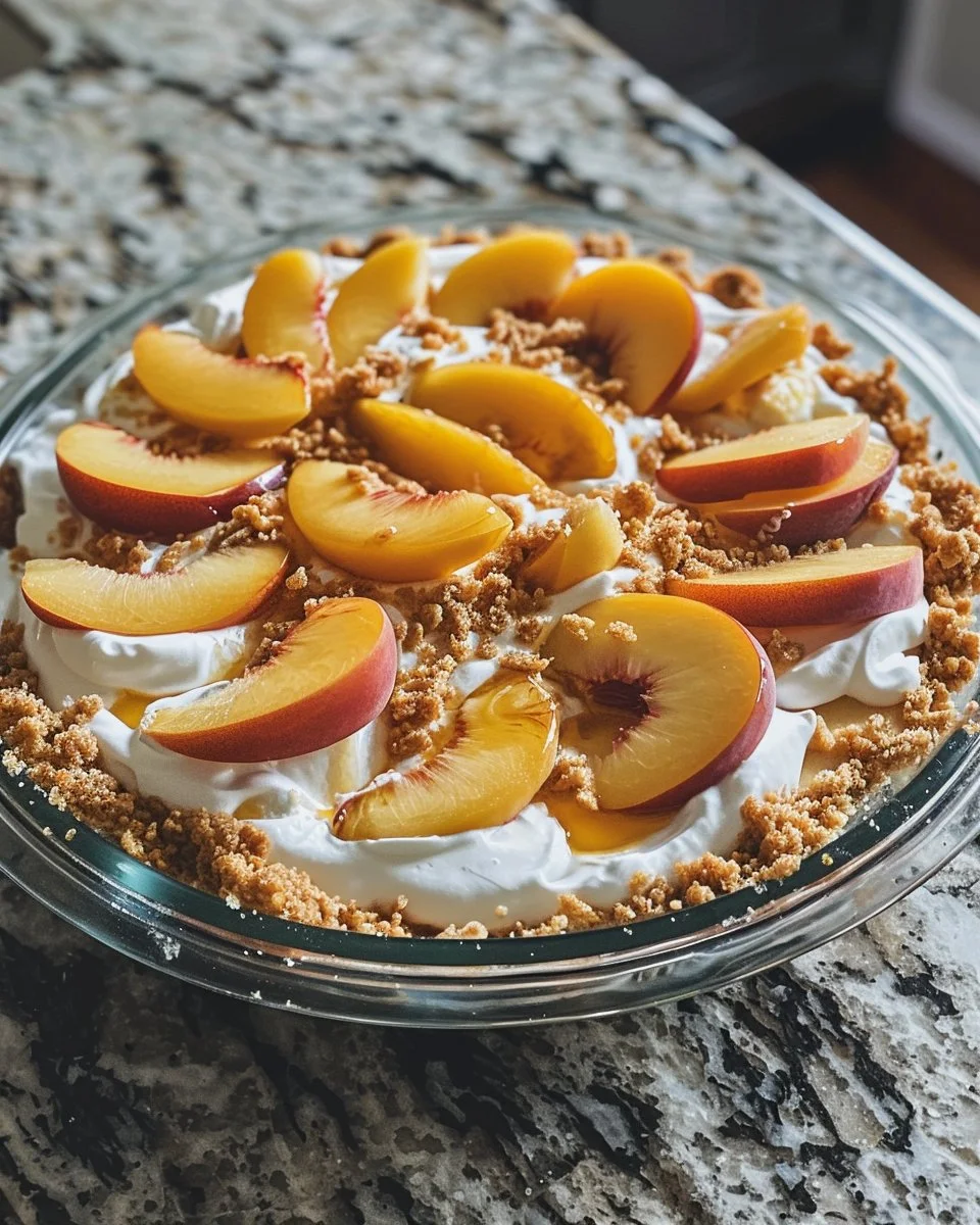 Peach Cool Whip Pie