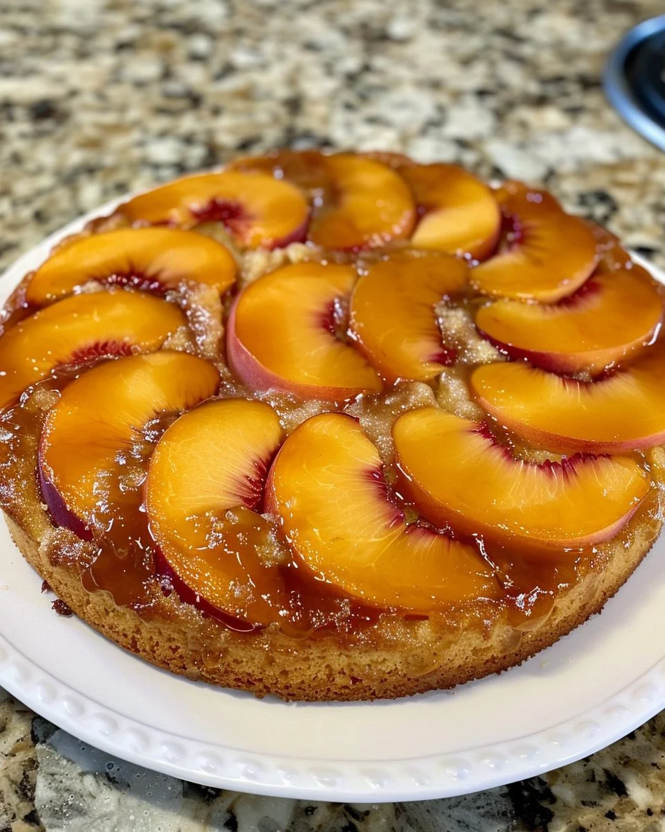 Peach Upside-Down Cake
