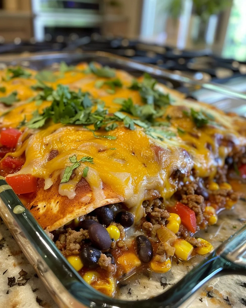 Protein-Packed Burrito Bake