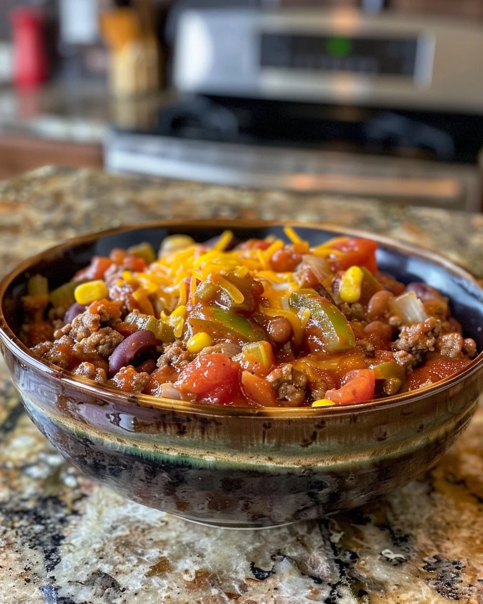 Slow Cooker Cowboy Casserole