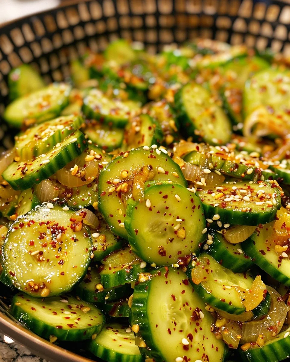 Smashed Cucumber Salad