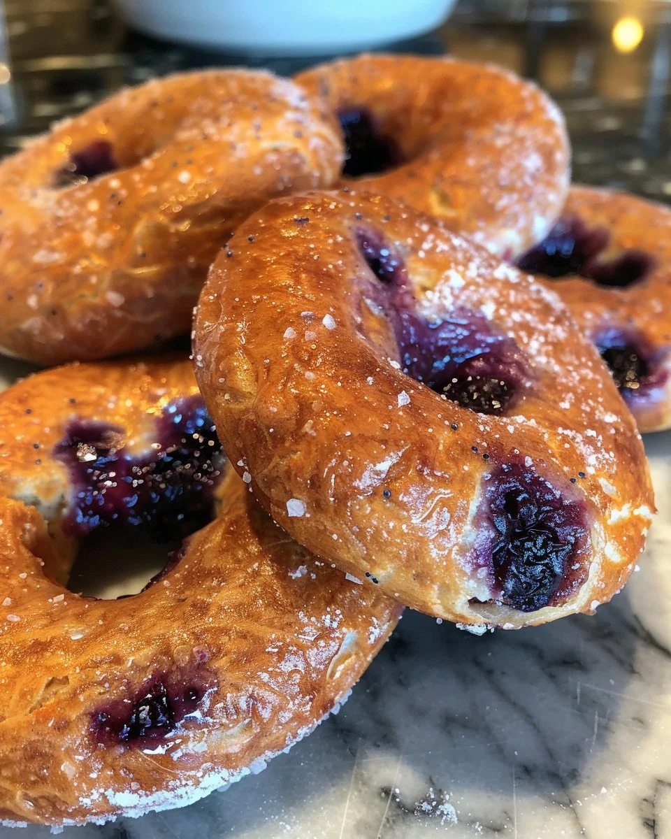 The Best Blueberry Bagels