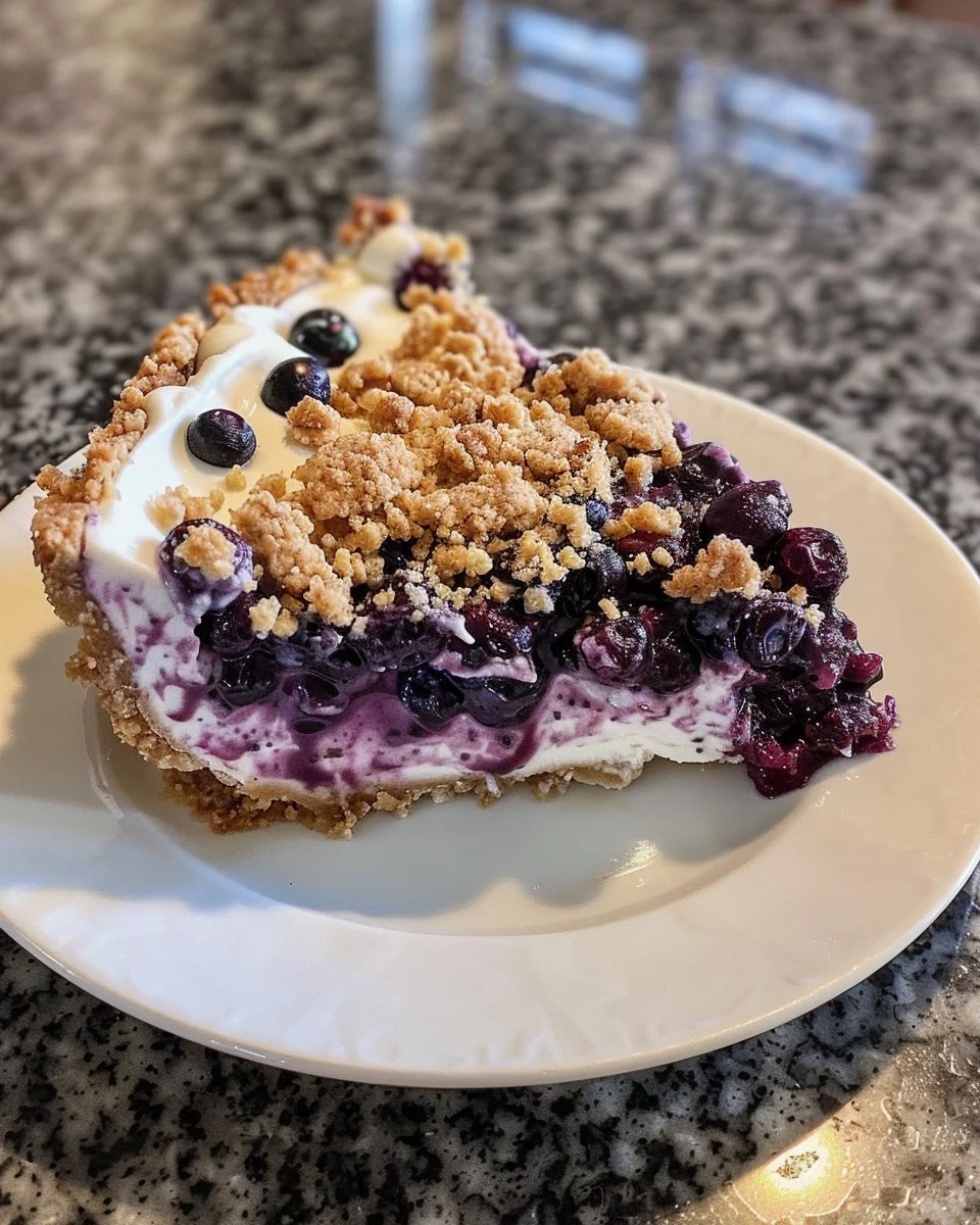 Blueberry Crumble Cheesecake