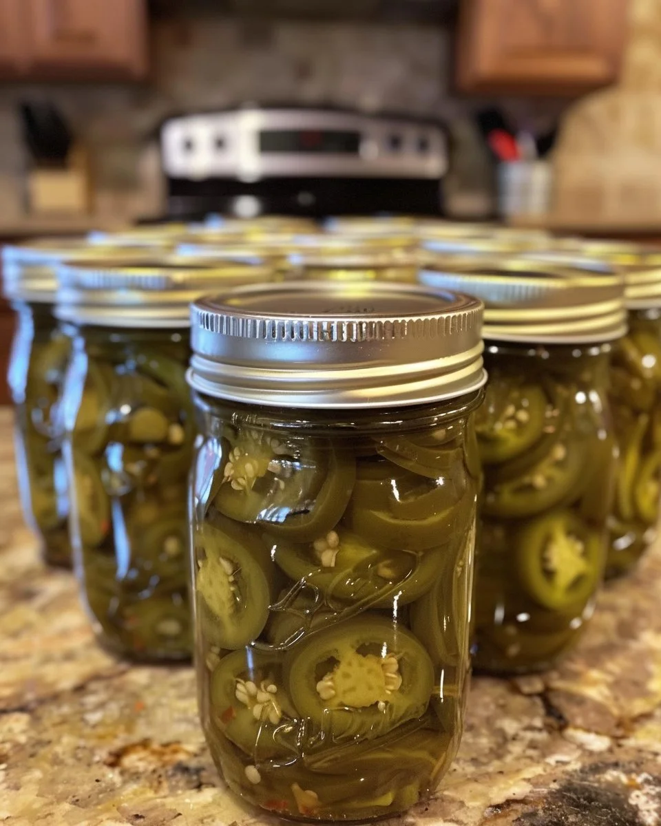 Hot Honey Pickled Jalapeños